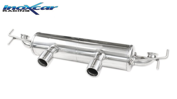 INOX CAR - POSTERIORE CON USCITA DIAM.76 DX+SX RENAULT CLIO 2 SPORT 3.0 V6 2000