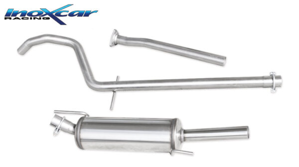 INOX CAR - TUBO CENTRALE DIRETTO + POSTERIORE VOLKSWAGEN GOLF 3 2.0 8V (116CV) 1998