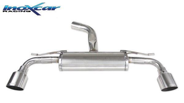 INOX CAR - POSTERIORE CON USCITA DIAM.114 RACING DX+SX VOLKSWAGEN GOLF 7.5 2.0 GTI (245CV) 2017