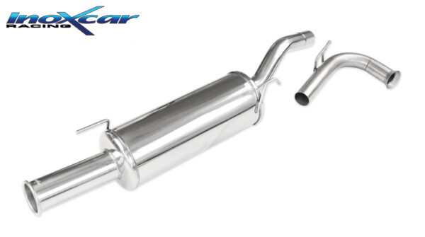 INOX CAR - POSTERIORE CON USCITA SINGOLA DIAM.76 RENAULT CLIO 1 1.8 16V 135CV 1998