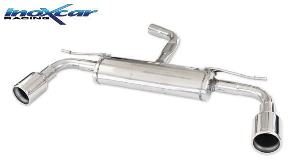 INOX CAR - TERMINALE DUPLEX CON USCITA DIAM.102 VOLKSWAGEN GOLF 7 2.0 GTD (184CV) 2013