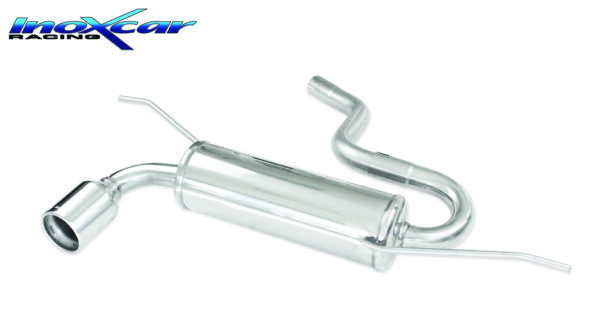 INOX CAR - POSTERIORE CON USCITA SINGOLA DIAM.102 VOLKSWAGEN GOLF 5 1.6 (102CV) 2004