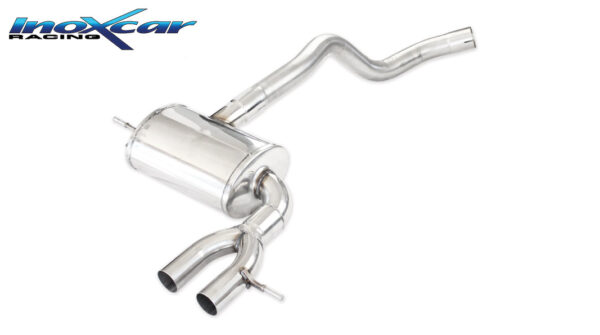 INOX CAR - POSTERIORE SILENZIATO 2 USCITE CENTRALI RENAULT MEGANE IV RS TROPHY 1.8 TURBO (300CV) CON OPF 2019