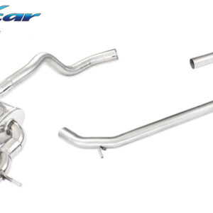 INOX CAR - TUBO INTERMEDIO + TUBO CENTRALE DIRETTO + TERMINALE SILENZIATO 2 USCITE CENTRALI RENAULT MEGANE IV RS 1.8 TURBO (280CV) 2018