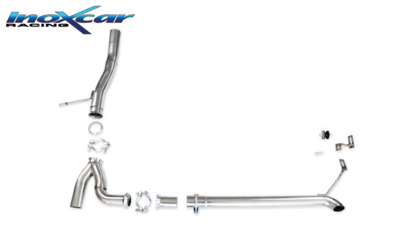 INOX CAR - POSTERIORE DUPLEX SENZA SILENZIATORE DX+SX RENAULT MEGANE IV 1.3 TCE (140cv) RS-Line 2020