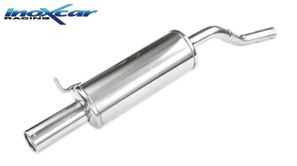 INOX CAR - POSTERIORE CON USCITA DIAM.80 RENAULT TWINGO II 1.2 GT TURBO (100CV) 2007