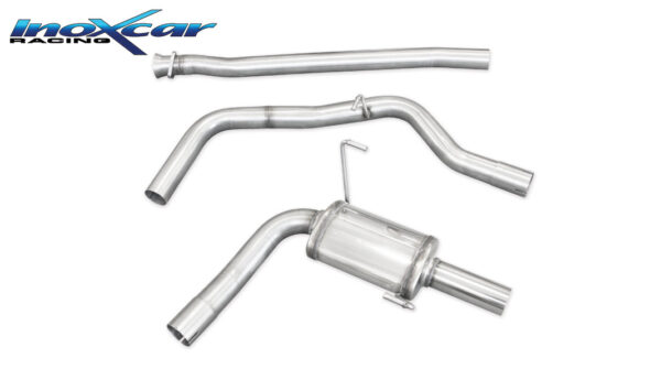 INOX CAR - TUBO CENTRALE DIRETTO + POSTERIORE SUBARU IMPREZA WRX STI 2.5T (300CV) 2018