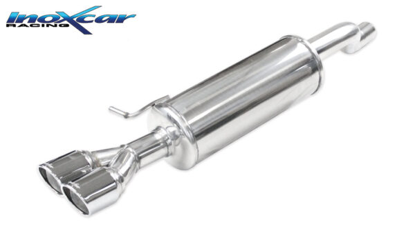 INOX CAR - POSTERIORE CON USCITA 2 X DIAM.80 X-RACE VOLKSWAGEN POLO AW 2.0 GTI (200CV) 2018