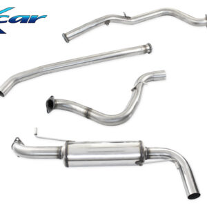 INOX CAR - TUBO SOSTITUZIONE CATALIZZATORE + TUBO CENTRALE DIRETTO + POSTERIORE SUBARU IMPREZA WRX STI 2.5 08MY (300CV) 2008