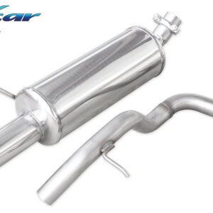 INOX CAR - POSTERIORE CON USCITA SINGOLA DIAM.80 VOLKSWAGEN NEW BEETLE 1.9 TDI (100CV) 2000