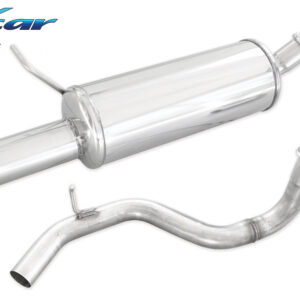 INOX CAR - POSTERIORE CON USCITA SINGOLA DIAM.80 VOLKSWAGEN NEW BEETLE 1.9 TDI  (90CV) 1998