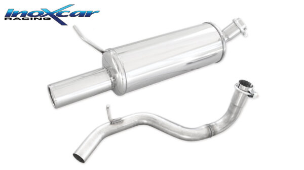 INOX CAR - POSTERIORE CON USCITA SINGOLA DIAM.80 VOLKSWAGEN NEW BEETLE 1.9 TDI  (90CV) 1998