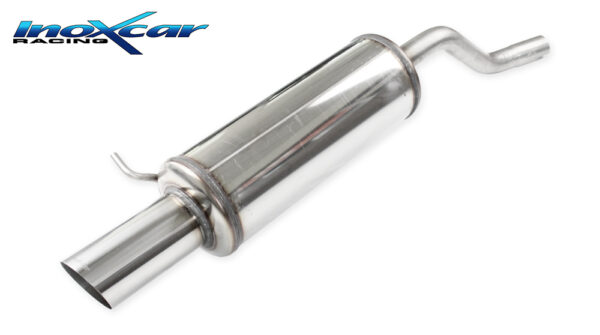 INOX CAR - POSTERIORE CON USCITA DIAM.90 RALLY RENAULT TWINGO II 1.2 GT TURBO (100CV) 2007