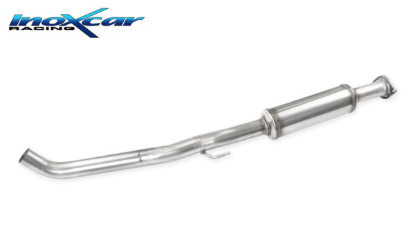 INOX CAR - TUBO CENTRALE CON SILENZIATORE RENAULT CLIO 2 RS PHASE 2 2.0 (169CV) 2002-2003