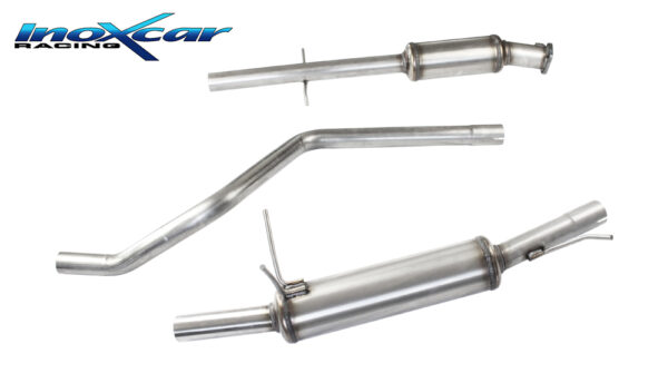 INOX CAR - TUBO CENTRALE DIRETTO + POSTERIORE RENAULT MEGANE I RS 2.0 16V (150CV)