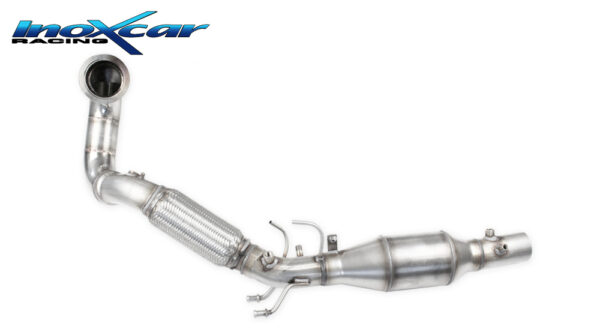 INOX CAR - TUBO SOSTITUZIONE CAT. CON CATALIZZATORE METALLICO SPORTIVO 200CPSI SKODA OCTAVIA RS 2.0 TSI (245CV) 2020