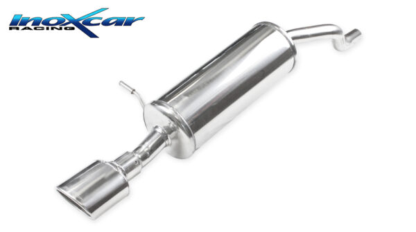 INOX CAR - POSTERIORE CON USCITA OVALE RENAULT CLIO 4 GT 1.2 (120CV) 2013