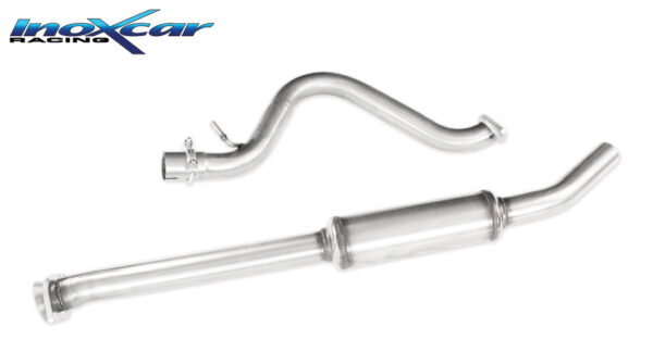 INOX CAR - TUBO CENTRALE CON SILENZIATORE SUBARU BRZ 2.0 (200CV) 2012