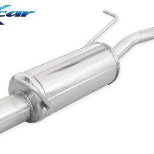 INOX CAR -  POSTERIORE CON USCITA SINGOLA DIAM.80 TOYOTA YARIS 1.0 (69CV) 2011