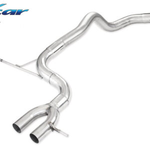 INOX CAR - POSTERIORE SENZA SILENZIATORE 2 USCITE CENTRALI RENAULT MEGANE IV RS TROPHY 1.8 TURBO (300CV) CON OPF 2019