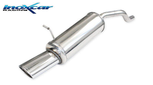 INOX CAR - POSTERIORE CON USCITA OVALE REANULT CLIO 4 1.2 (75CV) 2013