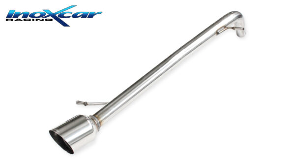 INOX CAR - POSTERIORE SENZA SILENZIATORE CON USCITA DIAM.100 RACING RENAULT CLIO 5 1.3TCE (131CV) 2020