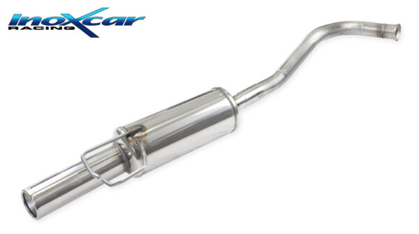 INOX CAR - POSTERIORE CON USCITA SINGOLA DIAM.80 RENAULT R19 1.2 (55CV)