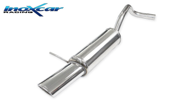 INOX CAR- POSTERIORE CON USCITA SINGOLA OVALE SEAT IBIZA (TYPE 6L) 1.9 TDI SPORT (100CV) 2003