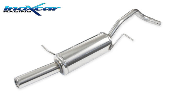 INOX CAR - POSTERIORE CON USCITA SINGOLA DIAM.80 SEAT IBIZA SC (TYPE 6J) 1.2 (70CV) 2010