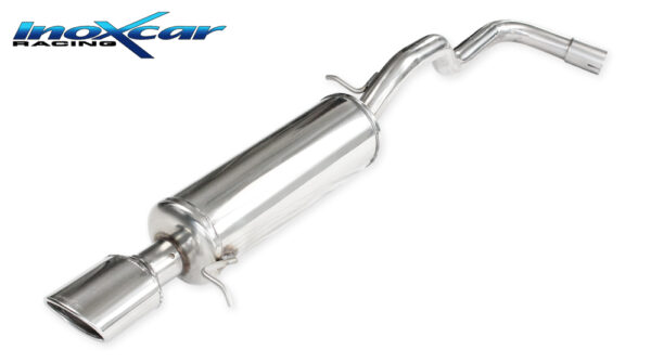 INOX CAR- POSTERIORE CON USCITA SINGOLA OVALE SEAT IBIZA (TYPE 6K) 1.8 20V TURBO (156CV) 2002