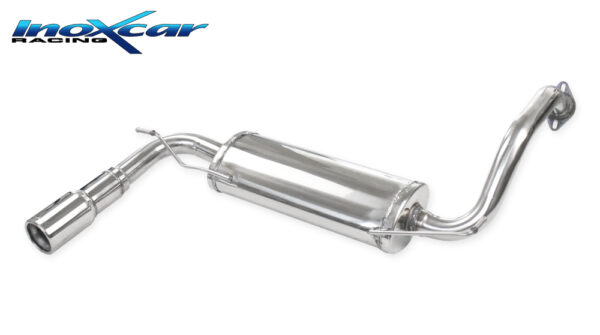INOX CAR - POSTERIORE CON USCITA DIAM. 80 TOYOTA AYGO 1.0 (69CV) 2014