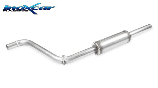 INOX CAR - TUBO CENTRALE SILENZIATO VOLKSWAGEN POLO AW 1.0 TFSI (95cv) 2019