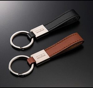 HKS Keyring - Leather Black