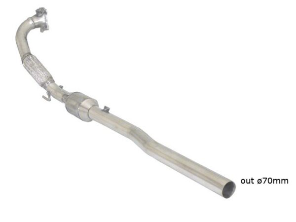 RAGAZZON - DOWNPIPE KAT - VOLKSWAGEN GOLF Mk6 – 2.0 GTI TSI (155 / 173kW) ø70mm 2009>