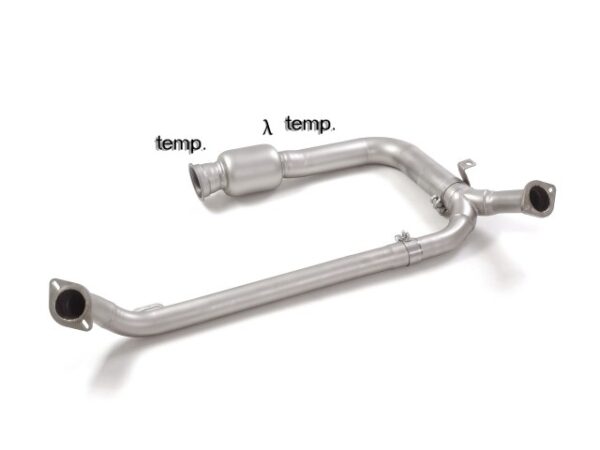 RAGAZZON - DOWNPIPE SKAT + ELIMINAZIONE FAP - PORSCHE 718 CAYMAN 982 - 2.0i TURBO (221kW) 10/2018>