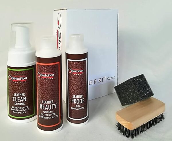 SINTOFLON - LEATHER KIT STRONG TRATTAMENTO COMPLETO PELLI
