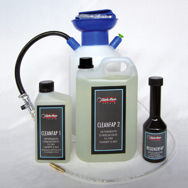 SINTOFLON - KIT CLEAN FAP PULIZIA DEL FILTRO FAP E CATALIZZATORE SENZA SMONTAGGIO