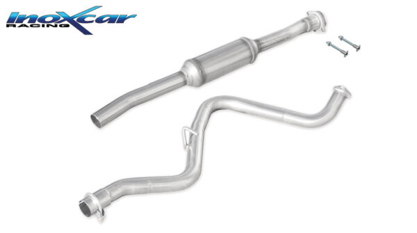 INOX CAR - TUBO CENTRALE SILENZIATO SUBARU IMPREZA 2.0D BOXER DIESEL (150CV) 2009