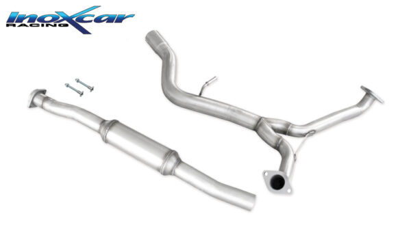 INOX CAR - TUBO CENTRALE SILENZIATO SUBARU IMPREZA 2.5 WRX STI MY15 (300CV) 2014
