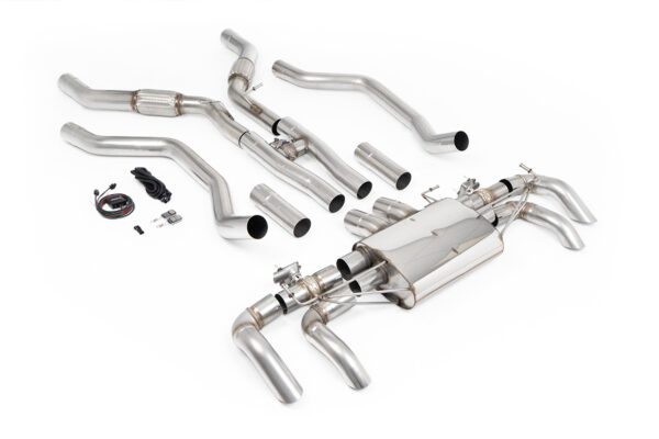 MILLTEK - SSXLR250 - Land Rover / Range Rover  Full Size / Vogue  L460 - P530 (LWB) 4.4l V8 Twin Turbo (NC10 Engine / Single Valve Exhausts) 2022>2023  Particulate Filter-back