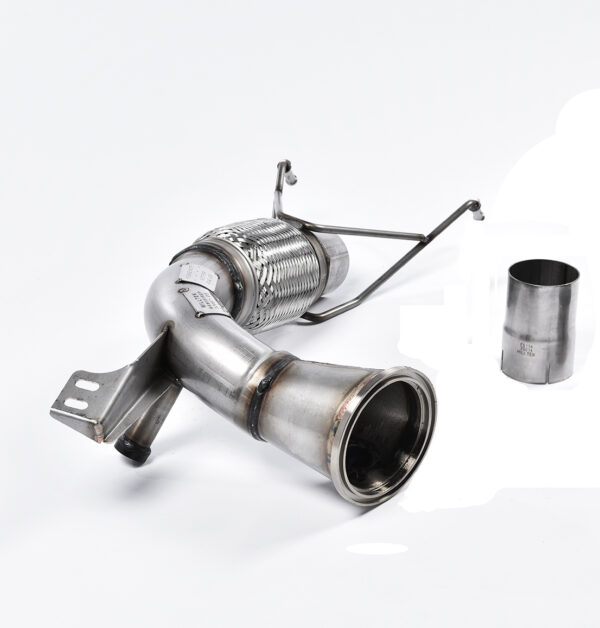 MILLTEK - SSXM408 - New Mini  Mk3  (F55) Mini Cooper S 2.0 Turbo - 5 Door Hatch (ROW/NA Models) 2014>2026  Large-bore Downpipe and De-cat