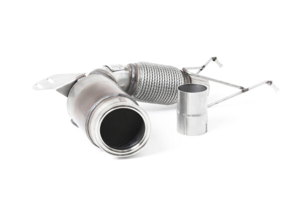 MILLTEK - SSXM450 - New Mini  Mk3  (F56) Mini Cooper S 2.0 Turbo (UK and European models) - LCI with GPF/OPF Only - 70mm OE Systems 2020>2024  Large Bore Downpipe and Hi-Flow Sports Cat
