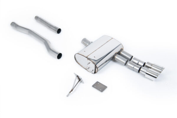 MILLTEK - SSXM461 - New Mini  Mk3  (F55) Mini Cooper S 2.0 Turbo - 5 Door Hatch (UK and European models) - LCI with GPF/OPF Only 2019>2026  Particulate Filter-back