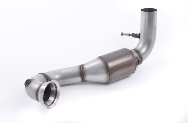 MILLTEK - SSXMZ116 - Mercedes  CLA-Class  CLA45 AMG 2.0 Turbo 2013>2018  Large Bore Downpipe and Hi-Flow Sports Cat