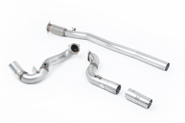 MILLTEK - SSXMZ158 - Mercedes  A-Class  A35 AMG 2.0 Turbo (W177 Hatch Only OPF/GPF Models) 2019>2026  Large-bore Downpipe and De-cat