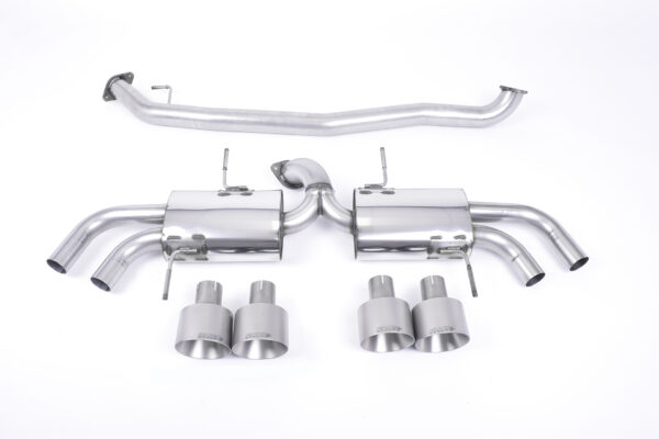MILLTEK - SSXNI007 - Nissan  GT-R  R35 2009>2015  Secondary Cat-back