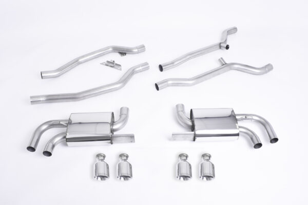 MILLTEK - SSXPO110 - Porsche  Cayenne  958 Turbo 4.8 V8 (Pre-Facelift) 2010>2014  Cat-back