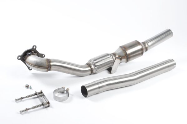 MILLTEK - SSXSE154 - Volkswagen  Golf  Mk6 GTi 2.0 TSI 210PS 2009>2013  Large Bore Downpipe and Hi-Flow Sports Cat