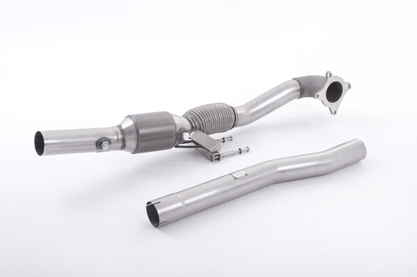 MILLTEK - SSXVW215 - Volkswagen  Golf  Mk6 R 2.0 TFSI 270PS 2009>2013  Large Bore Downpipe and Hi-Flow Sports Cat