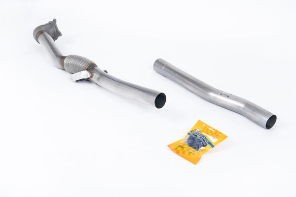 MILLTEK - SSXVW216 - Volkswagen  Golf  Mk6 R 2.0 TFSI 270PS 2009>2013  Large-bore Downpipe and De-cat